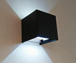 Уличный настенный светодиодный светильник Kink Light Куб  - 1